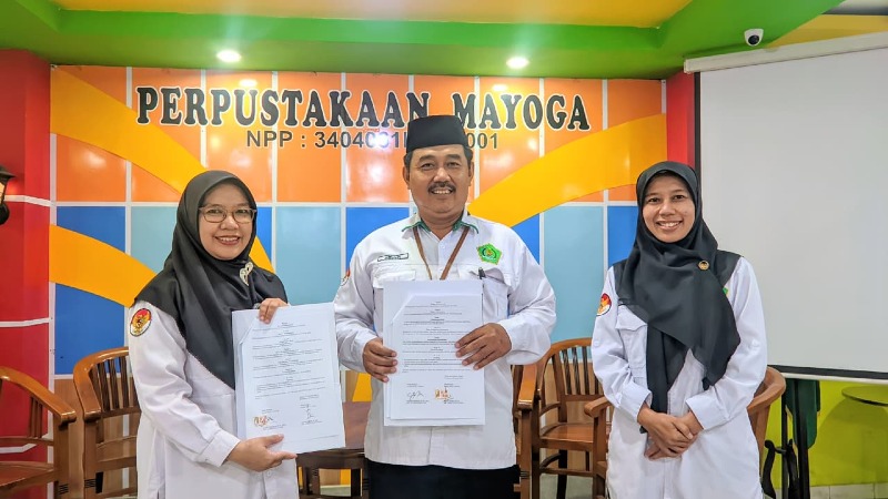 Komitmen Berkelanjutan Literasi Ramah Anak, Perpustakaan MAN 3 Sleman dan MIN 1 Sleman Perpanjang MoU Kids Corner